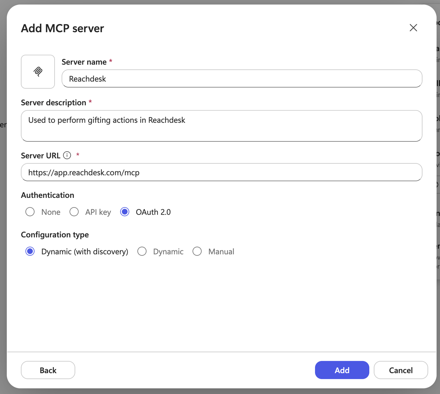 Add MCP server