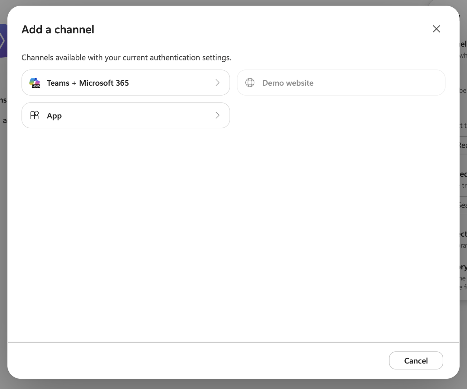 Add a channel